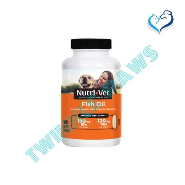 Nutri-Vet Fish Oil For Dogs 100 Tablet