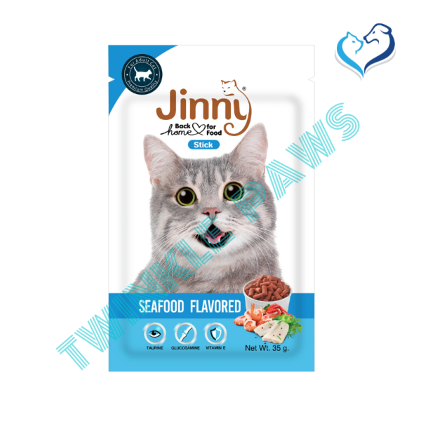 Jinny Cat Stick Seafood Flavourd 35g