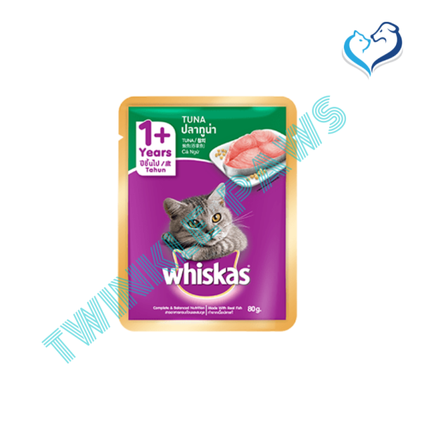 Whiskas Tuna Flavour Wet Adult Cat Food 80g