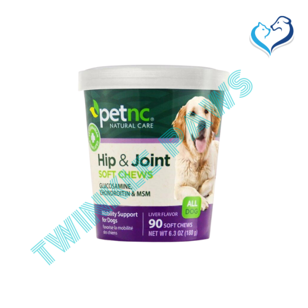 PetNC Hip & Joint Mobility Support Dog Supplement, 90 count