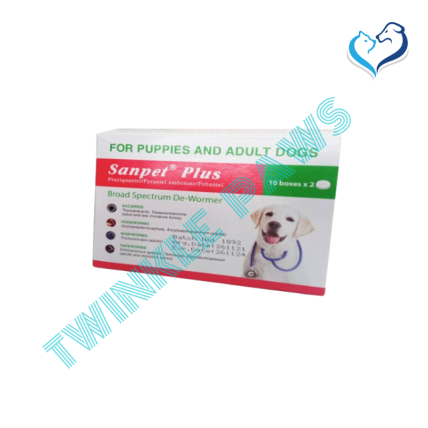 Sanpet Plus - Broad Spectrum De-wormer Tablets 2s