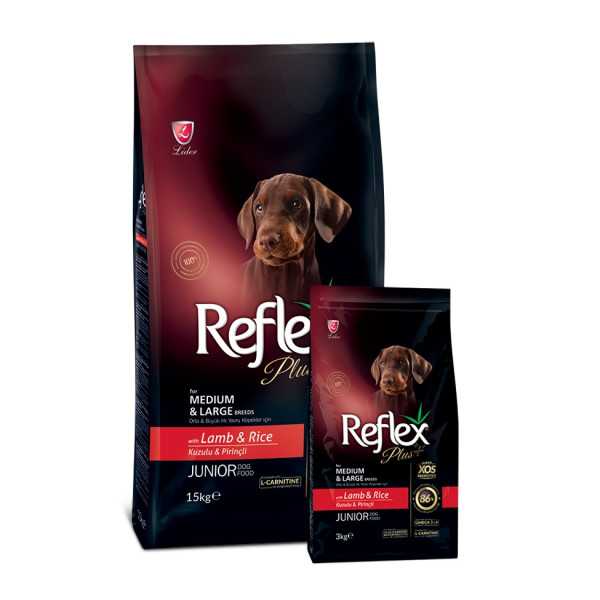 REFLEX Plus Puppy Junior Dog Food Lamb & Rice