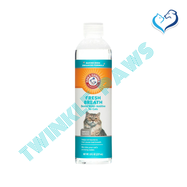 Arm & Hammer Fresh Breath Unflavoured Cat Dental Water Additive 236ml