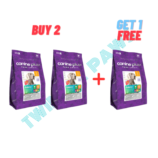 Canine Plus Balance Dry Dog Food - Chicken & Corn 2.8kg - Bundle Pack - (Buy 2 Get 1 Free)