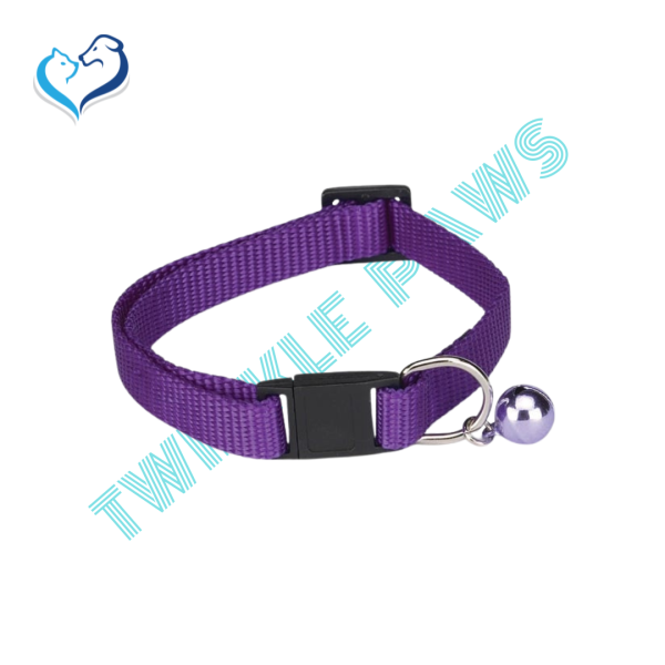 Meow Town Cat Collar 8-12In Purple