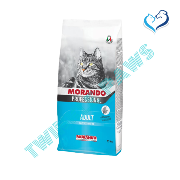 Morando Professional Gatto Adult Kibble with Fish 15 Kg